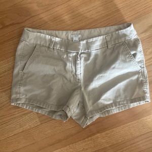 J Crew Khaki shorts size 8